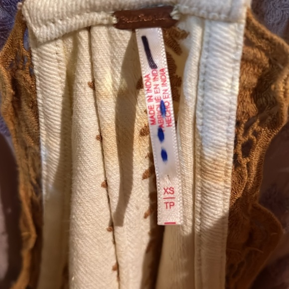 Free People Bali Devon Skirtall in Gold NWOT - Picture 10 of 10